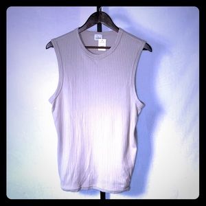 Express | Men’s Ribbed Tanktop Light Olive S